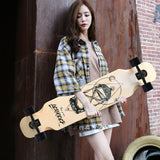 107CM Skate Longboard Dancing Skateboard Deck 70*42mm Wheels ABEC-11 Bearings Highway Slide Freestyle Long Board Skate