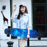 107CM Skate Longboard Dancing Skateboard Deck 70*42mm Wheels ABEC-11 Bearings Highway Slide Freestyle Long Board Skate