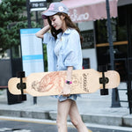 107CM Skate Longboard Dancing Skateboard Deck 70*42mm Wheels ABEC-11 Bearings Highway Slide Freestyle Long Board Skate