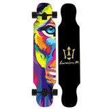 107CM Skate Longboard Dancing Skateboard Deck 70*42mm Wheels ABEC-11 Bearings Highway Slide Freestyle Long Board Skate