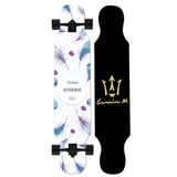 107CM Skate Longboard Dancing Skateboard Deck 70*42mm Wheels ABEC-11 Bearings Highway Slide Freestyle Long Board Skate