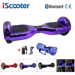 UL2722 hoverboard 6.5 inch bluetooth Chrome color Electric Skateboard steering-wheel Smart 2 wheel self Balance Standing scooter