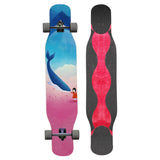 ARDEA long board four-wheel Russia maple MS406 46.5inch Beginnner higeway slide freestyle skateboard Aluminum alloy truck