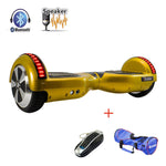 UL2722 hoverboard 6.5 inch bluetooth Chrome color Electric Skateboard steering-wheel Smart 2 wheel self Balance Standing scooter