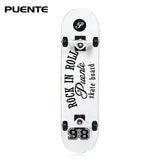 PUENTE 608 ABEC - 9 Adult Four-Wheel Skateboard Double Snubby Maple Skateboard 5 Inches Magnesium Aluminum Alloy Truck