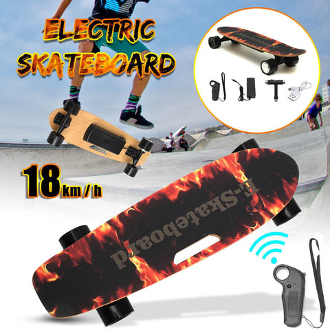 Electric Skateboard Four-wheel Longboard Skate Board Maple Deck Wireless Remote Controll For Adult Children