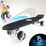 Colorful 22" Mini Skate Penny Board For Kids Plastic Fishboard Cruiser Completed Graphic Retro Banana Skateboard Patins